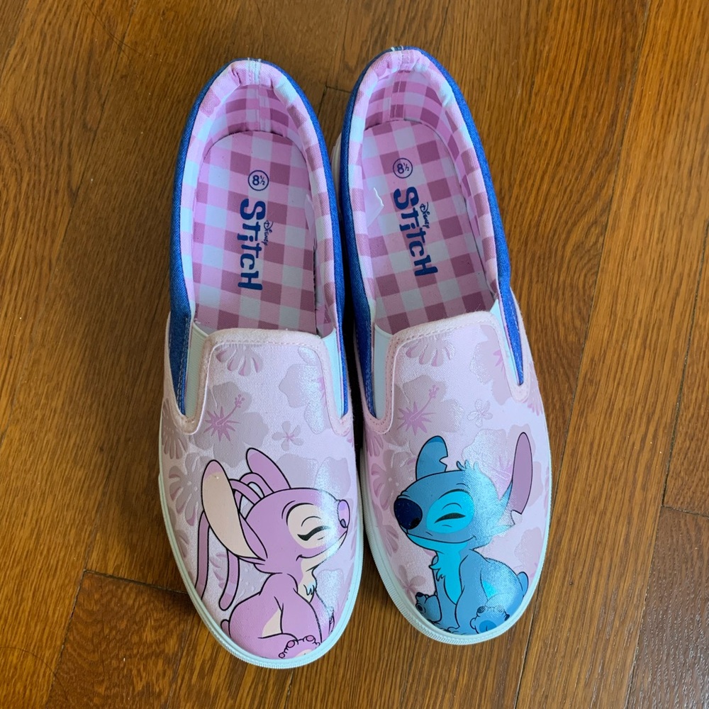 Disney Lilo Stitch Angel canvas slip on size 8.5M